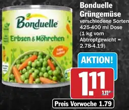 HIT Bonduelle Grüngemüse Angebot