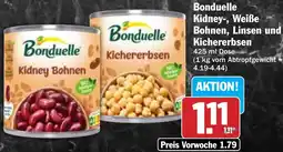 HIT Bonduelle Kidney-, Weiße Bohnen, Linsen und Kichererbsen Angebot