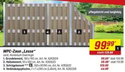 toom Baumarkt WPC-Zaun ,,Lasse" Angebot