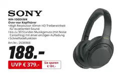 MediaMarkt Sony wh-1000xm4 over-ear kopfhörer Angebot