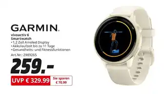 MediaMarkt Garmin vivoactive 6 smartwatch Angebot