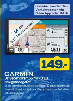 Euronics Garmin drivesmart 55 mt-d eu navigationsgerät Angebot