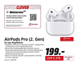 MediaMarkt Apple airpods pro (2. gen) Angebot