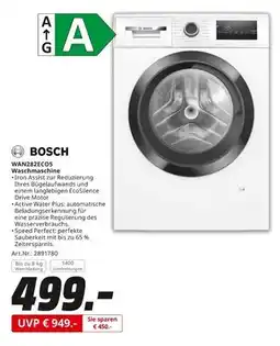 MediaMarkt Bosch wan282eco5 waschmaschine Angebot