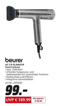 MediaMarkt Beurer hc 2 r glamour haartrockner Angebot