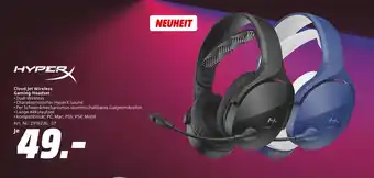 MediaMarkt Hyperx cloud jet wireless gaming-headset Angebot