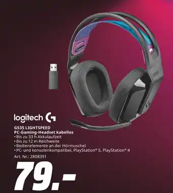 MediaMarkt Logitech g535 lightspeed pc-gaming-headset kabellos Angebot