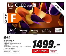MediaMarkt Lg oled65g48lw oled evo tv Angebot