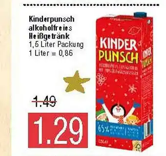 Marktkauf Kinderpunsch Alkoholfreies Heißgetränk Angebot