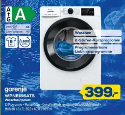 Euronics Gorenje wpnei86ats waschautomat Angebot