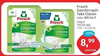 Budni Frosch classic spül-tabs limone Angebot