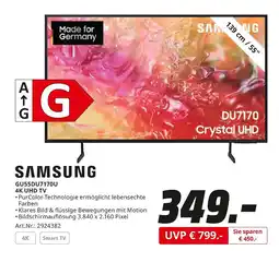 MediaMarkt Samsung gu55du7170u 4k uhd tv Angebot