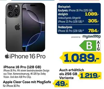 Euronics Apple iphone 16 pro Angebot