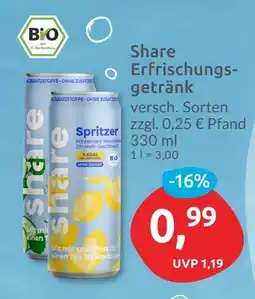 Budni Share erfrischungsgetränk spritzer Angebot