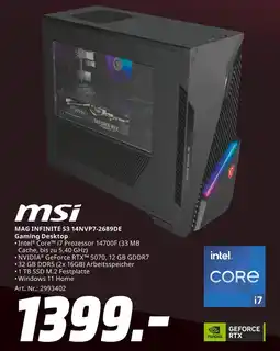 MediaMarkt Msi mag infinite s3 14nvp7-2689de gaming desktop Angebot