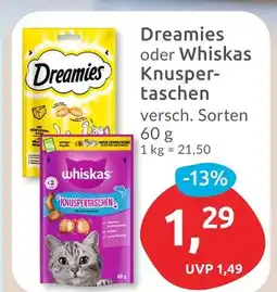 Budni Dreamies dreamies knuspertaschen Angebot