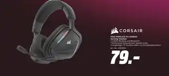 MediaMarkt Corsair void wireless v2 carbon gaming-headset Angebot