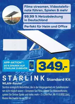 Euronics Starlink standard kit wlan-router Angebot