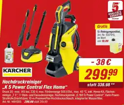 toom Baumarkt KARCHER Hochdruckreiniger ,,K 5 Power Control Flex Home" Angebot