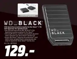 MediaMarkt Wd_black c50-speichererweiterungskarte für xbox 1 tb ssd speicher für spielkonsole Angebot