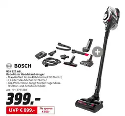 MediaMarkt Bosch bss 825 all kabelloser handstaubsauger Angebot