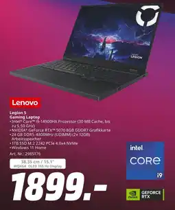 MediaMarkt Lenovo legion 5 gaming laptop Angebot