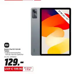 MediaMarkt Mi redmi pad se 128 gb tablet Angebot