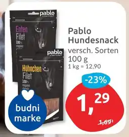 Budni Pablo entenfilet hundesnack Angebot