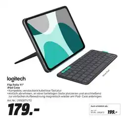 MediaMarkt Logitech flip folio 11 ipad case Angebot