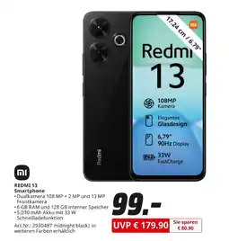 MediaMarkt Mi redmi 13 smartphone Angebot