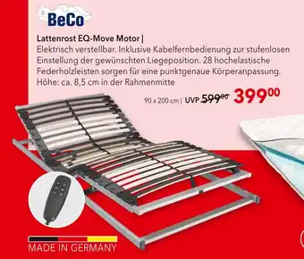 Matratzen Concord Beco lattenrost eq-move motor Angebot