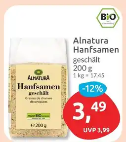 Budni Alnatura hanfsamen geschält Angebot