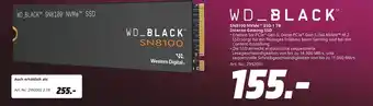 MediaMarkt Western digital sn8100 nvme ssd 1 tb interne gaming ssd Angebot