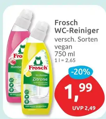 Budni Frosch wc-reiniger zitrone Angebot