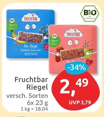 Budni Fruchtbar bio-riegel heidelbeere-banane-hafer Angebot