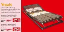 Matratzen Concord Vitalis lattenrost vitalis 46 plus Angebot