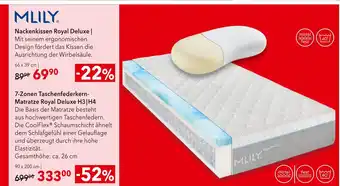 Matratzen Concord Mlily nackenkissen royal deluxe Angebot