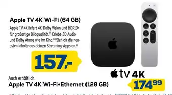 Euronics Apple tv 4k wi-fi (64 gb) Angebot