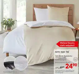 Matratzen Concord Em-es-te satin wende-bettwäsche Angebot