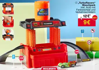 Woolworth Turboracers waschpark Angebot