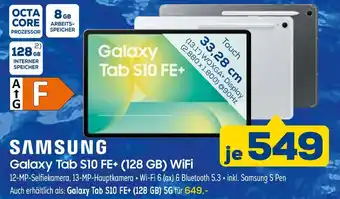 Euronics Samsung galaxy tab s10 fe+ (128 gb) wifi Angebot