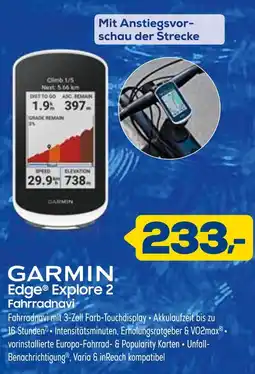 Euronics Garmin edge explore 2 fahrradnavi Angebot