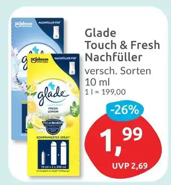 Budni Sc johnson glade touch & fresh nachfüller Angebot