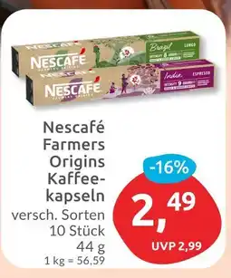 Budni Nescafé farmers origins kaffee-kapseln brazil Angebot