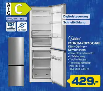 Euronics Midea mdrb470mgc46i kühl-gefrier-kombination Angebot