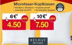 Woolworth Beldray home microfaser-kopfkissen Angebot