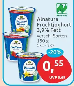Budni Alnatura pfirsich mango fruchtjoghurt Angebot
