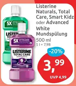 Budni Listerine naturals mundspülung Angebot