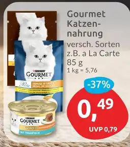 Budni Purina gourmet katzennahrung la carte Angebot
