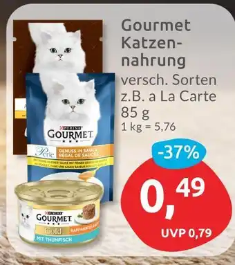Budni Purina gourmet katzennahrung la carte Angebot